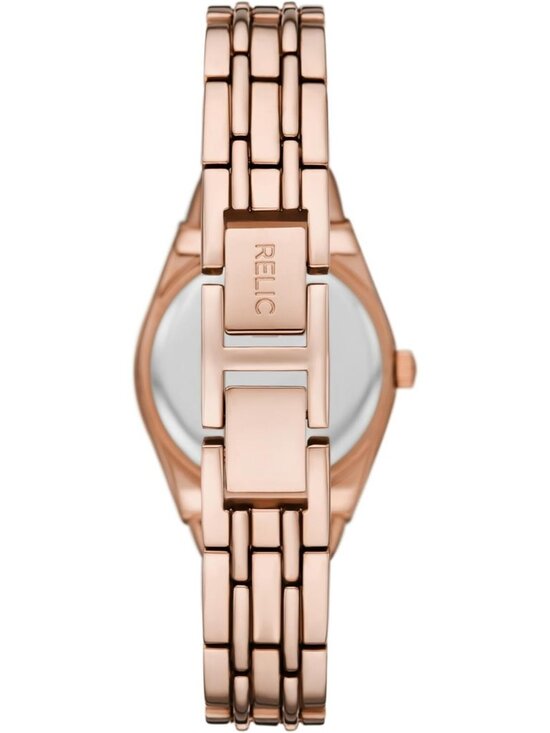 Relic Women\'s Rose Gold Analog Quartz Fossil Queen\'s Court Bracelet Luxury Watch Amazon.com: RELIC Queen main image 3